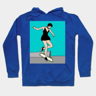 Retro Skateboarder Hoodie